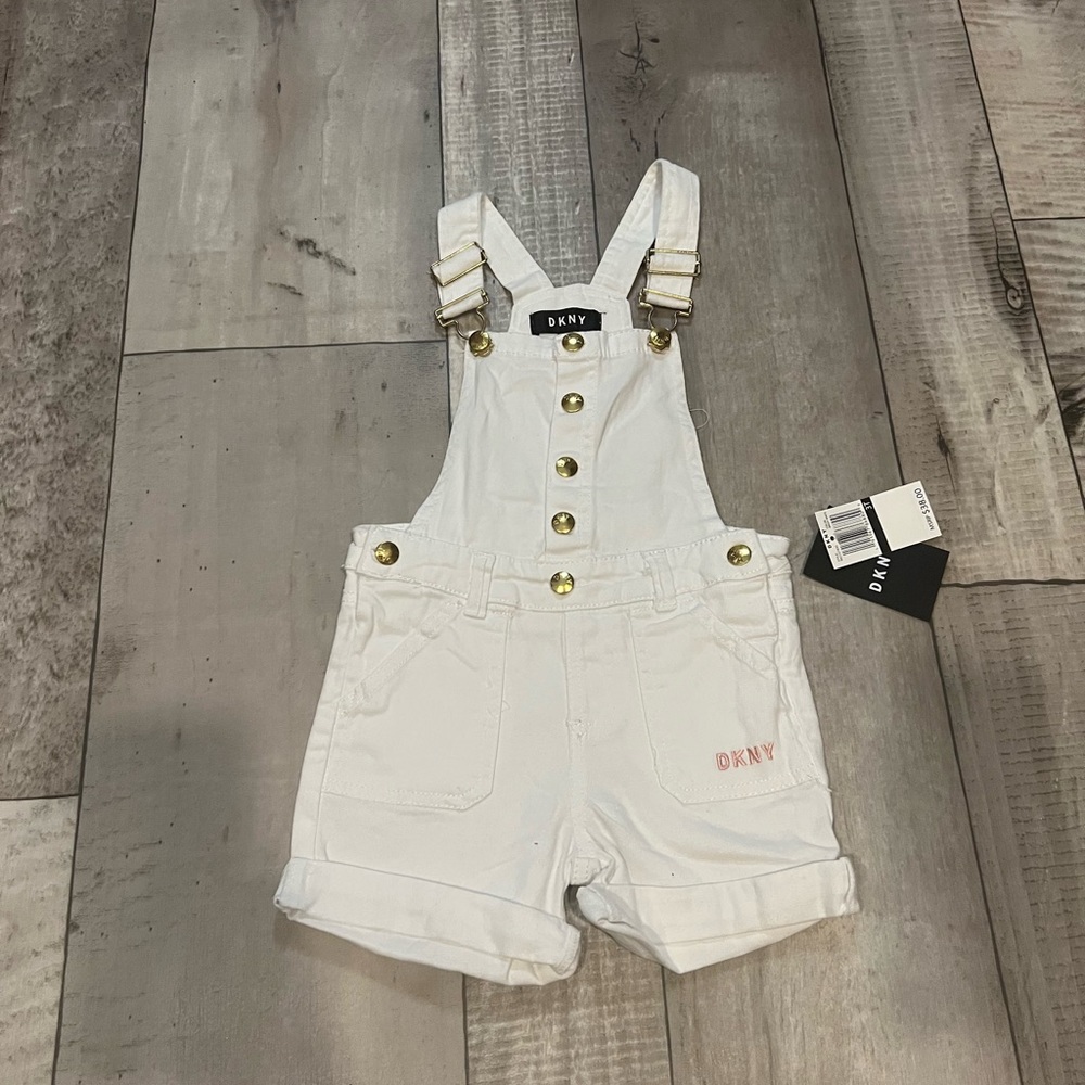 DNKY girls overalls nwt
